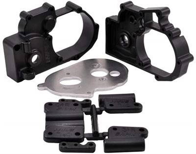 RPM Traxxas 2wd Gearbox Housing And A-Arm Mounts, Black
