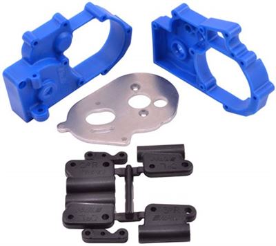 RPM Traxxas 2wd Gearbox Housing And A-Arm Mounts, Blue