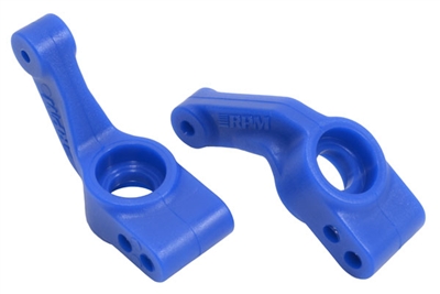 RPM Rustler/Stampede/Slash Rear Bearing Carriers, Blue (2)