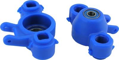 RPM Revo/Maxx Blue Axle Carriers With Oversize Bearings (2)
