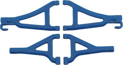 RPM 1/16 E-Revo Front Upper And Lower Arm Set, Blue