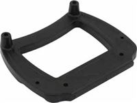 RPM Traxxas Nitro Rustler Front Shock Tower, Black