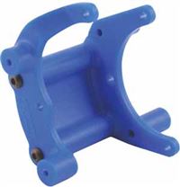 RPM Traxxas Slash Rear Bumper/ Wheelie Bar Mount, Blue