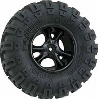 RPM Narrow Offset Clawz Rock Crawler Rims, Black (2)