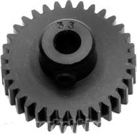 Robinson Racing Pinion Gear-33 Tooth, 48 Pitch Black Aluminum Pro