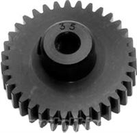 Robinson Racing Pinion Gear-35 Tooth, 48 Pitch Black Aluminum Pro