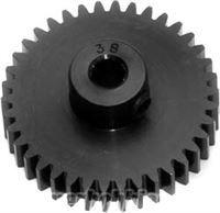 Robinson Racing Pinion Gear-38 Tooth, 48 Pitch Black Aluminum Pro