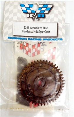 Robinson Racing RC8 Hardened Steel Spur Gear, 46 Tooth