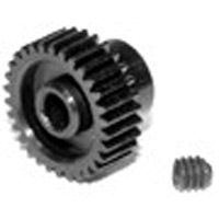 Robinson Racing Pinion Gear-16 Tooth, 64 Pitch Pro Black Aluminum