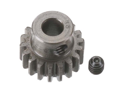 Robinson Racing Hardened .8 Mod 18t Pinion Gear With 5mm Bore (32 Pitch)