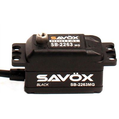 Savox Low Profile Digital Servo, Black Ed. 139oz/in, .076 sec