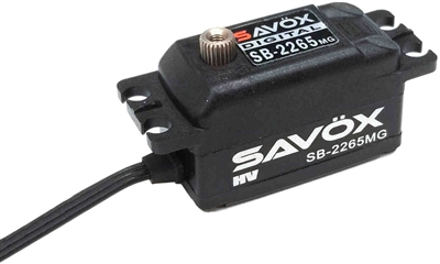 Savox Low Profile Digital Servo, Black Ed. 166oz/in, .08 sec