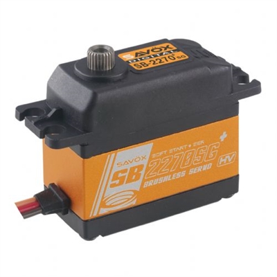 Savox SB-2270SGP HV Digital Brushless Servo, 624 Oz/In, .11 Sec.