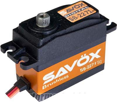 Savox Hv Digital Brushless Servo, 277 Oz/In, .065 Sec.