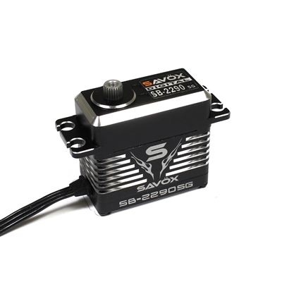 Savox Monster Torque Brushless HV Servo, Black  .11sec / 972.1oz