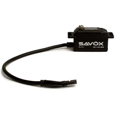 Savox Low Profile Digital Servo, Black Ed. 125oz/in, .09 sec