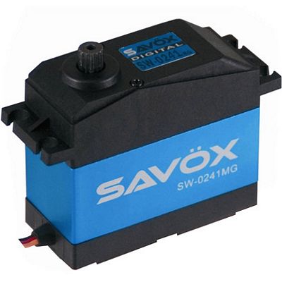 Savox 1/5th Scale Waterproof Servo, 555 oz/in, .17 sec.