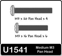 Schumacher Screws-3mm Medium Pan Head