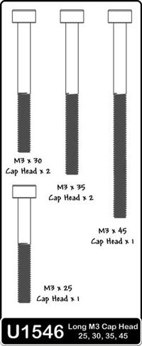 Schumacher Screws-3mm Long Cap Head