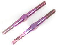 Schumacher Mi6 Titanium Turnbuckles, 39mm, Purple (2)