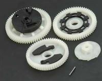 Schumacher 3 Speed Gearbox Plastic Parts Includes Spur Gears