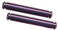 Schumacher Mi3.5 Titanium Hinge Pins, 18mm, Purple (2)