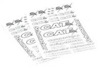 Schumacher Cat Sx Decal Sheets (2)