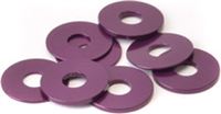 Schumacher Purple Alloy Wheel Shim Set, .5mm/1mm (4 Each)