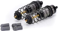 Schumacher Cougar KR Big Bore Threaded Shock Set, Front, Black (2)