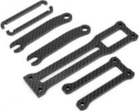 Schumacher Cougar KF Low Grip Parts Set, Graphite