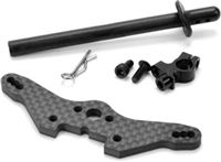 Schumacher Mi5evo 2015 Front Shock Tower, Graphite For Center Body Post