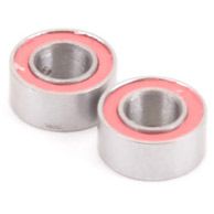 Schumacher Mi6 Ball Bearings, 1/8 x 1/4 red seals (2)