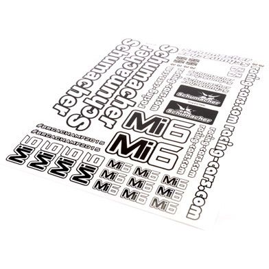 Schumacher Mi6 Decal Sheet