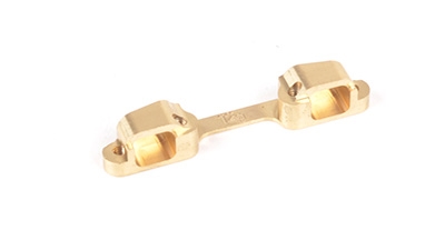 Schumacher Cougar Laydown Brass FR Suspension Mount (12g)