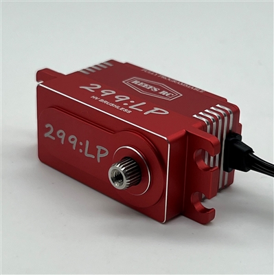 Reefs 299LP Low Profile Red High Torque, High Speed Brushless Servo  .057sec/313oz