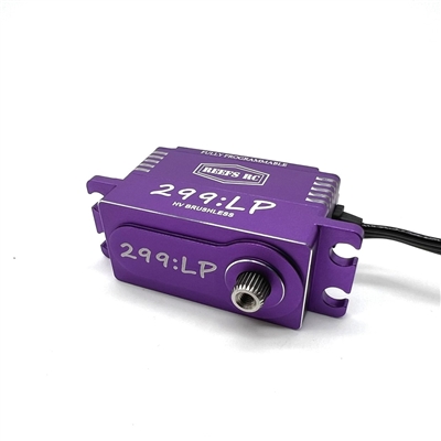 Reefs 299LP Low Profile Purple High Torque, High Speed Brushless Servo  .057sec/313oz