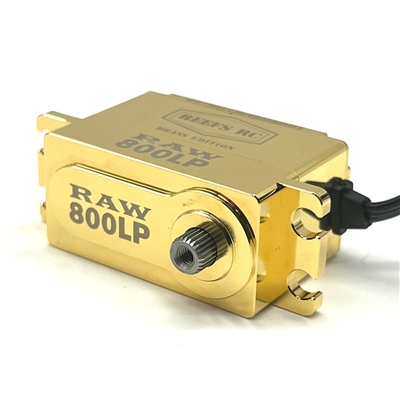 Reefs RAW 800 LP Brass Fully Programmable Waterproof Servo  .090sec/800oz