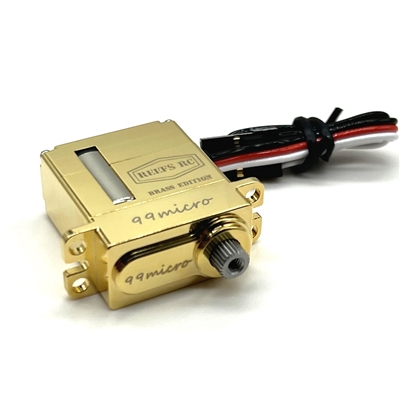 Reefs 99 Micro Brass Ed. High Torque, High Speed Brushless Servo  .08sec/115oz