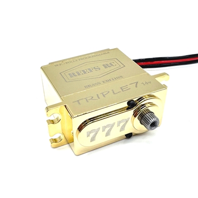 Reefs Triple7 Brass High Torque High Speed Brushless Servo .08sec/777oz