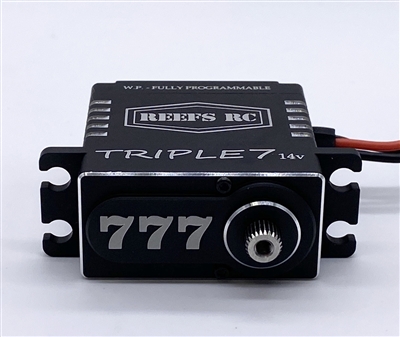 Reefs Triple7 14V High Torque High Speed Brushless Servo .08sec/777oz