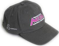 Serpent Nova Mega Cap-Gray With Pink And White Lettering