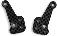 Serpent F110 Body Post Plates (L+R), Carbon