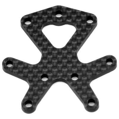 Serpent F110 SF2 Bottom Front Suspension Plate, carbon