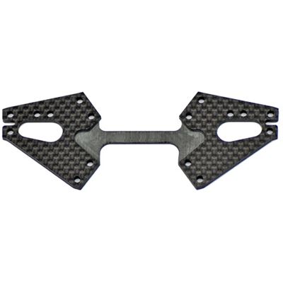 Serpent F110 SF2 Front Top Suspension Plate, carbon