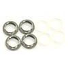 Serpent 710 Shock Spring Adjusting Nut Set With O-Rings (4)