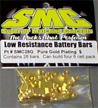 SMC Batteries Battery Bars-Gold Plated  (28)