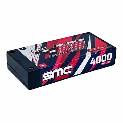 SMC 4000mAh 2S 7.4v Shorty Lipo Battery