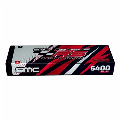 SMC 6400mAh 2S 7.4v Low Profile Lipo Battery