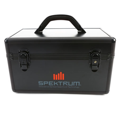 Spektrum DSMR Transmitter Case, black aluminum