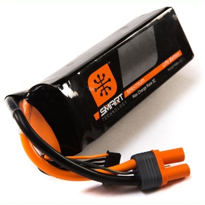 Spektrum 11.1V 3200mAh 3S 30C Smart LiPo Battery, IC3